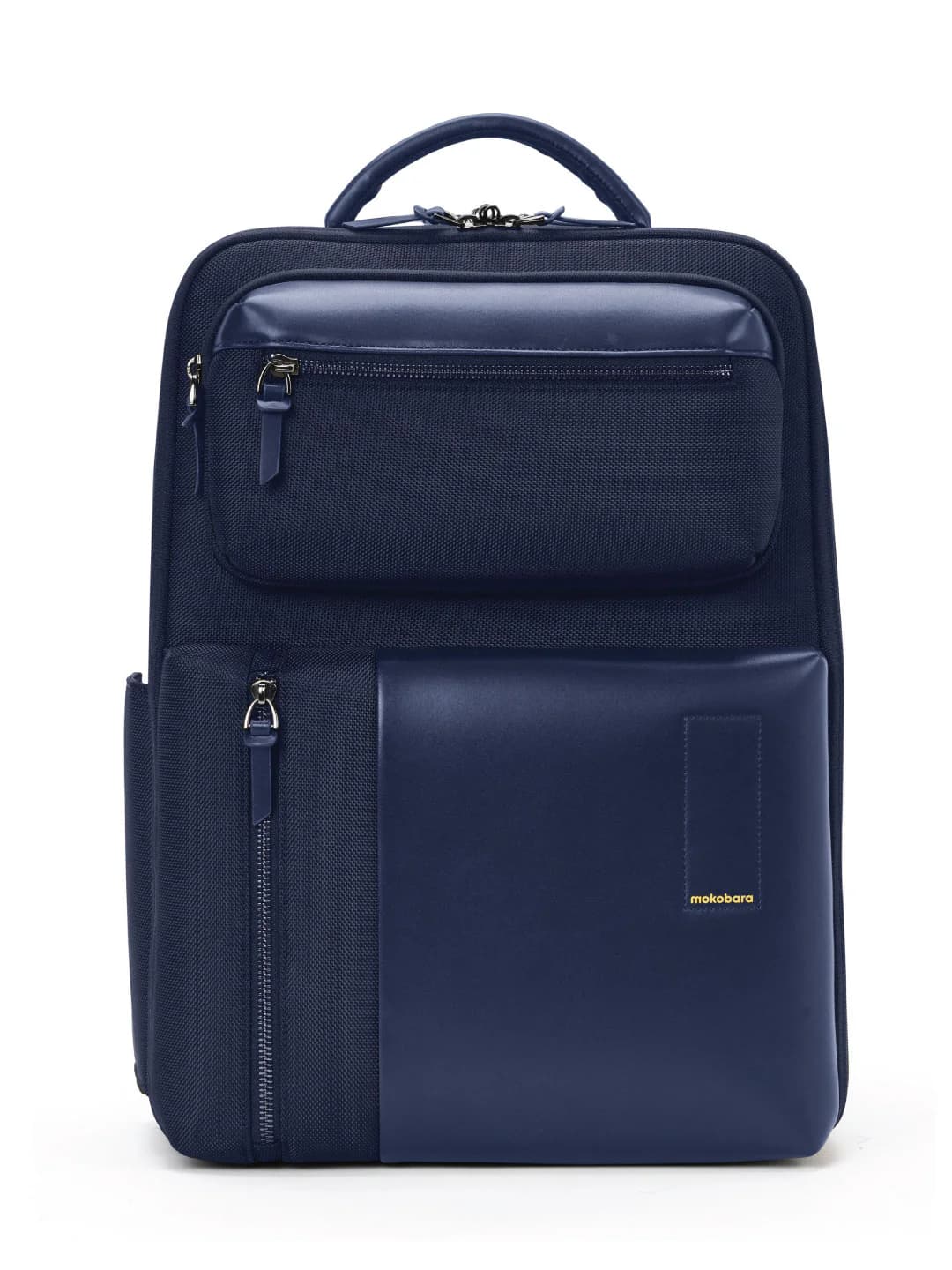 Unisex Blue Nylon Top Handle The Work Backpack - 19L