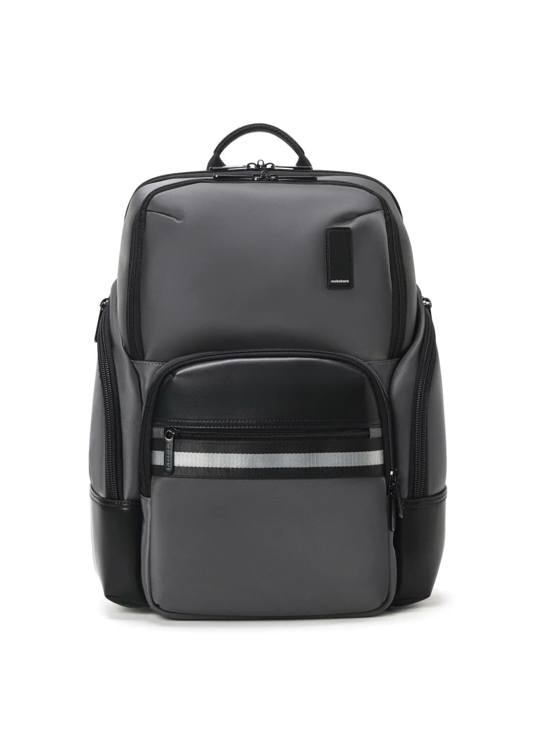 Unisex Grey Nylon Top Handle The Coupe Backpack