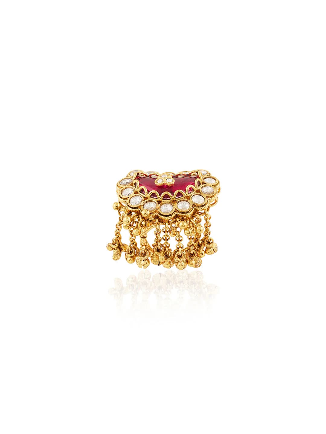 Women's Pink Simmin Temple Ring