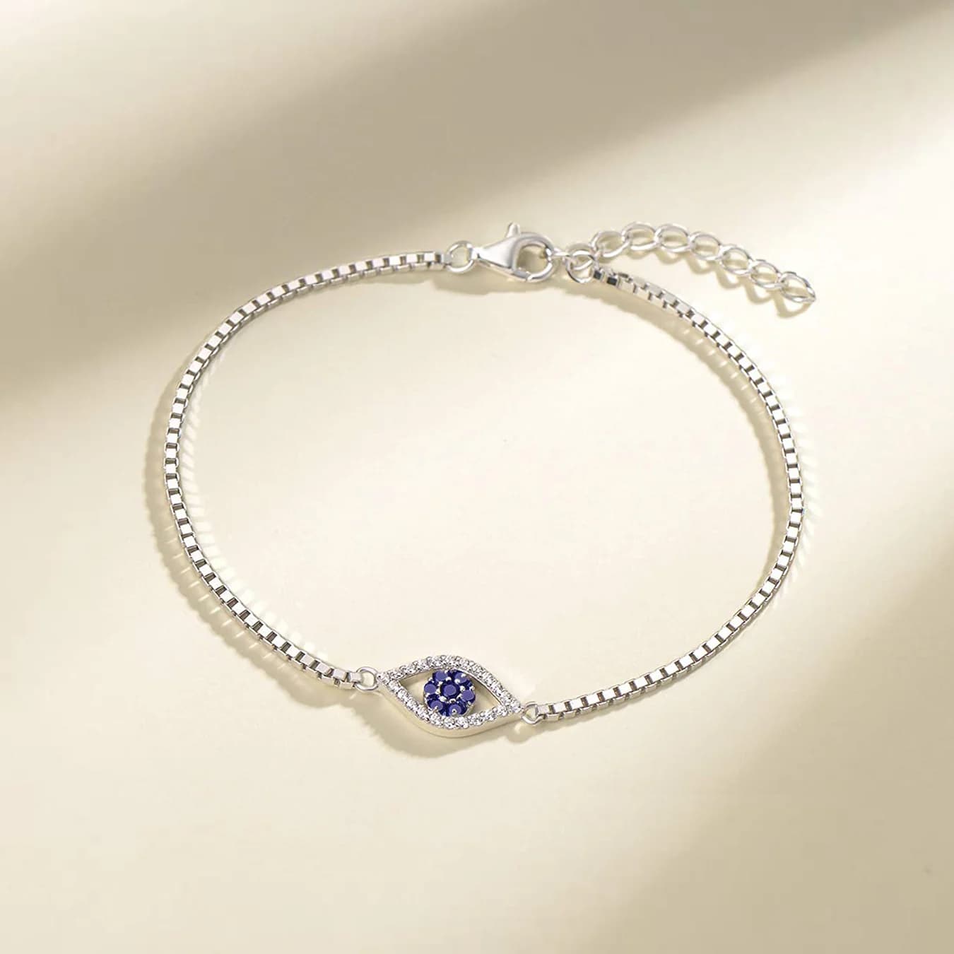 Women's Evil Eye 925 Silver Bracelet