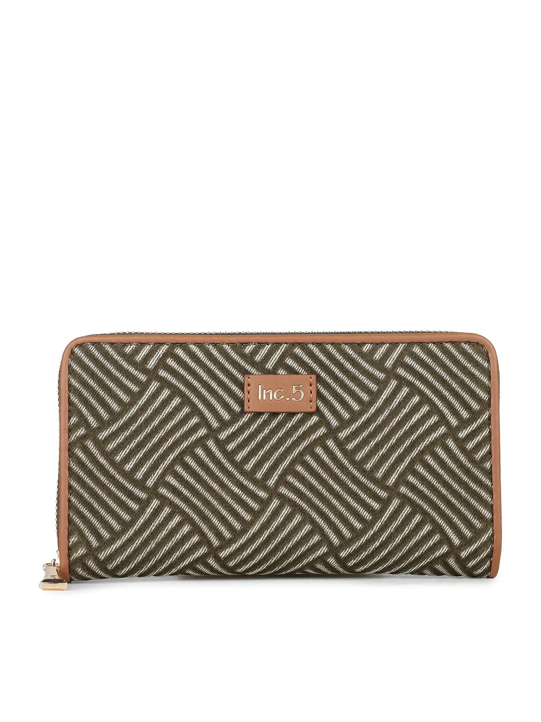 Women's Green Textured Party Two Fold Wallet