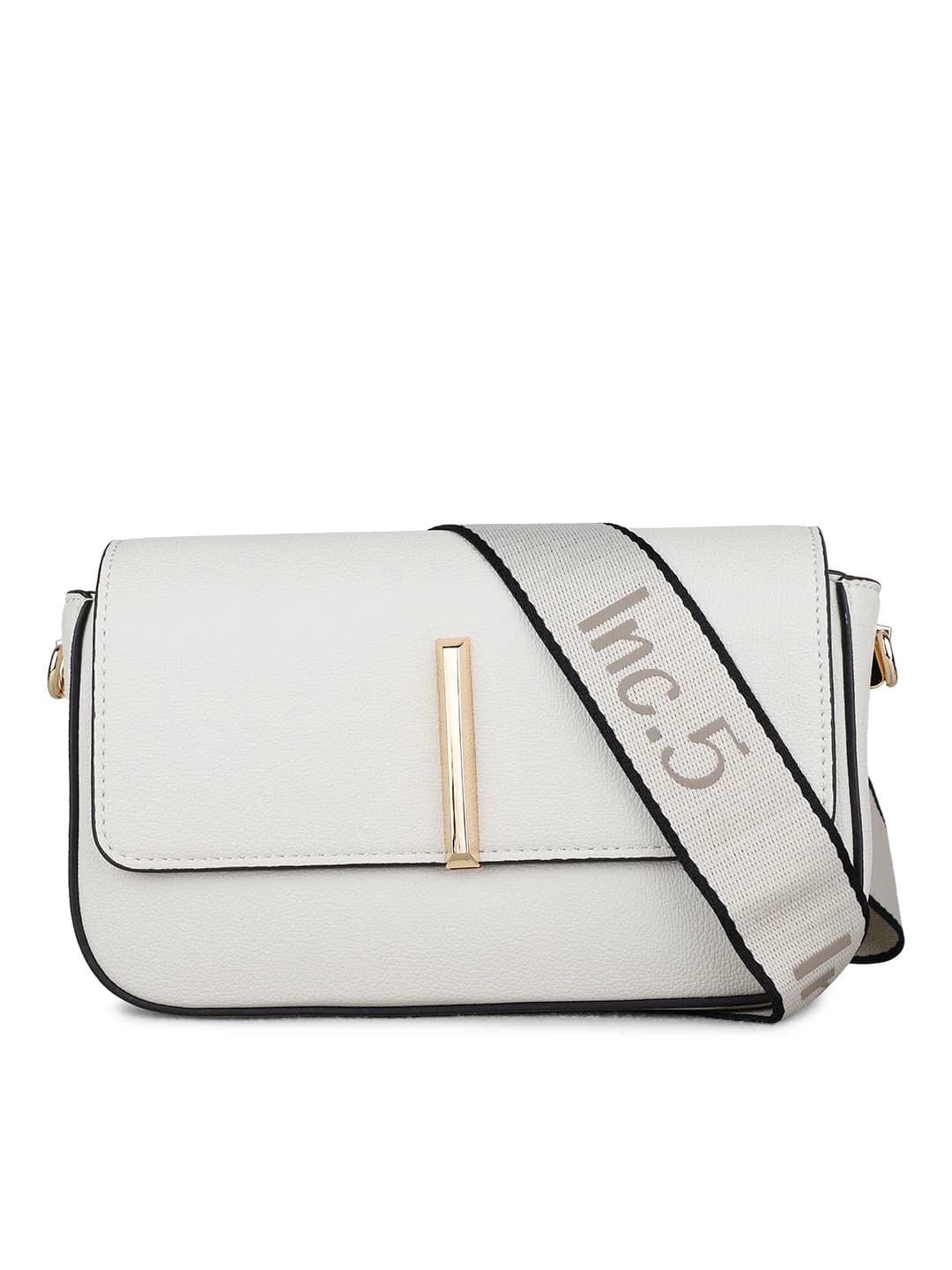 Women's Cream Solid Party Sling Bag