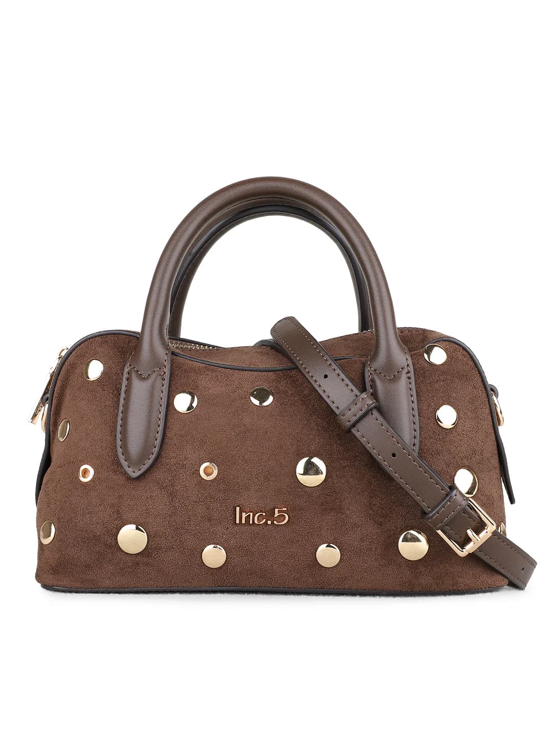 Women's Brown Textured Party Sling Bag