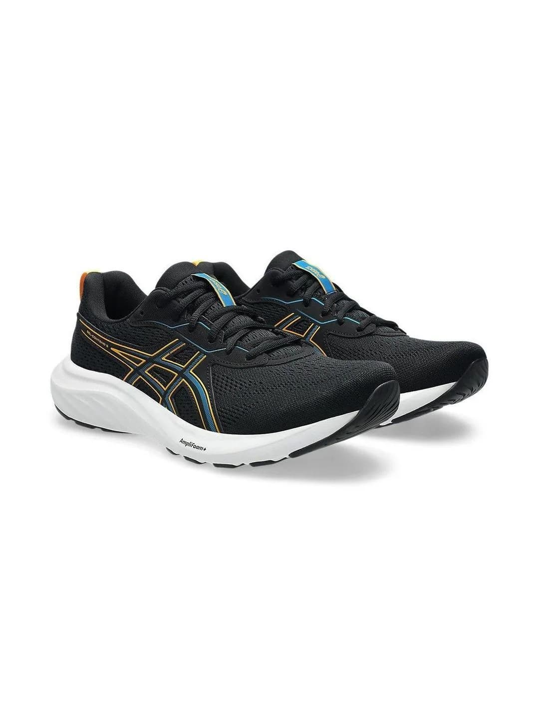 Men's Black GEL-CONTEND 9 Lace-Up Running Shoes