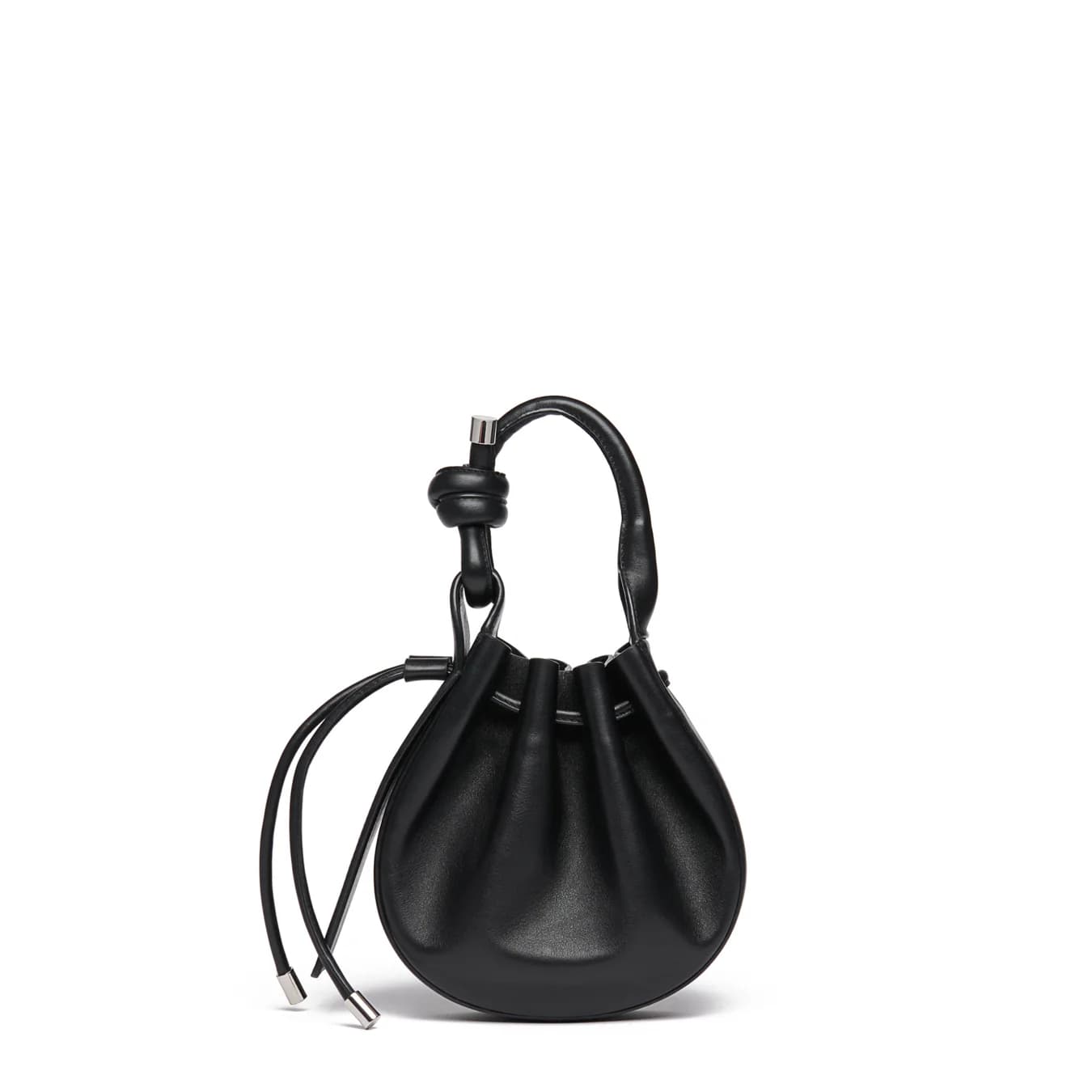 Women's Black Solid Leather Ina Mini Crossbody Bag