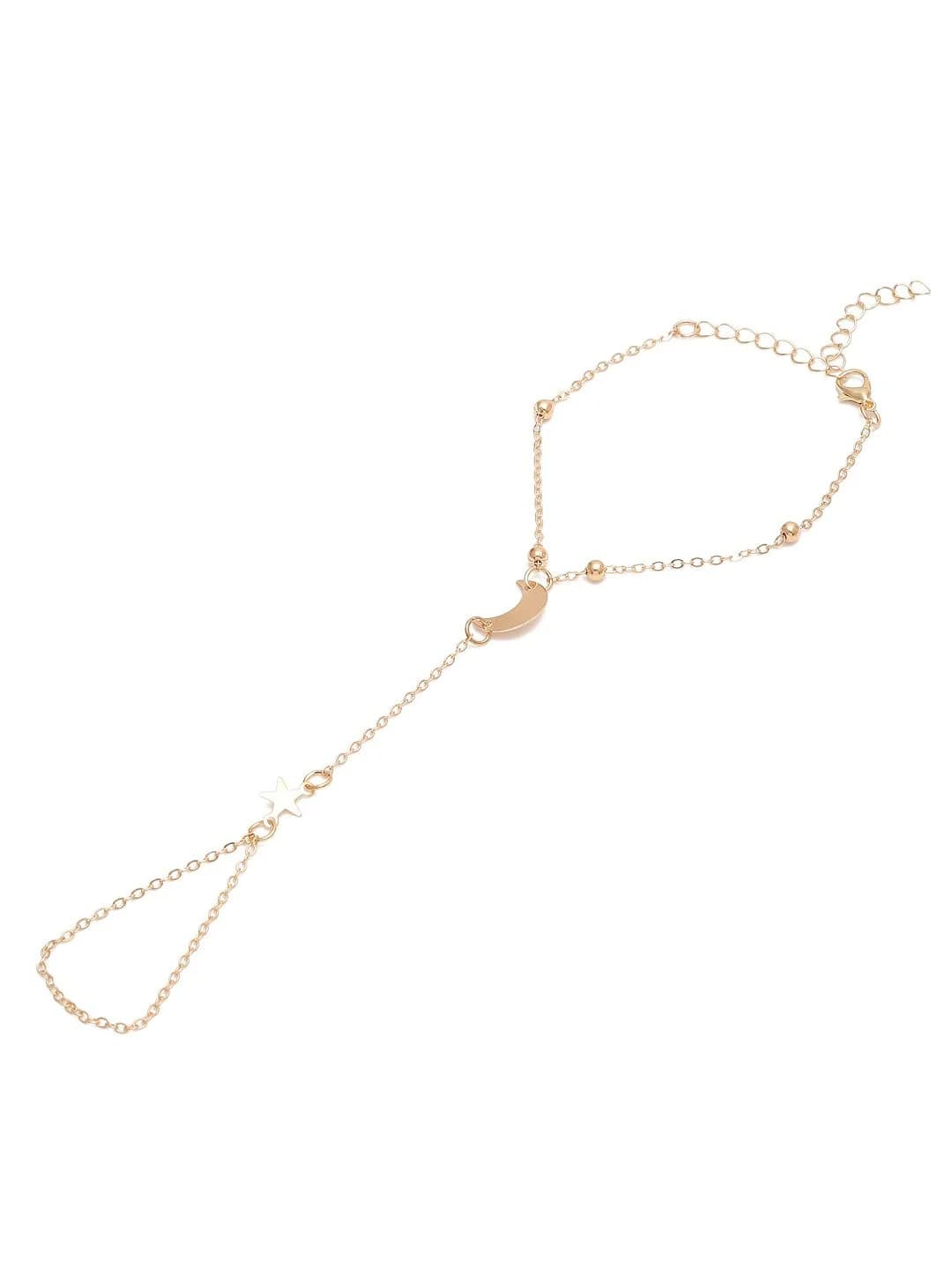 Women's Gold Casual Ring Bracelet