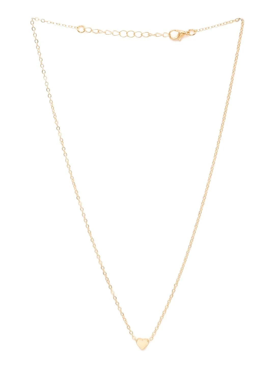 Women's Gold Pearls Beaded Layered Minimal Necklace