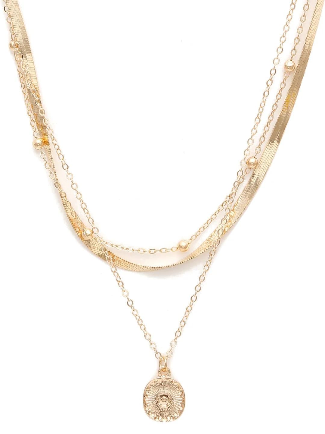 Women's Gold Layered Necklace
