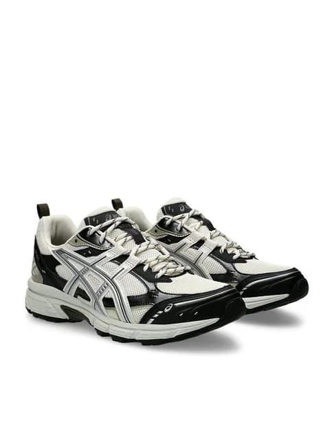 Unisex Cream & Dark Olive GEL-NUNOBIKI Running Shoes