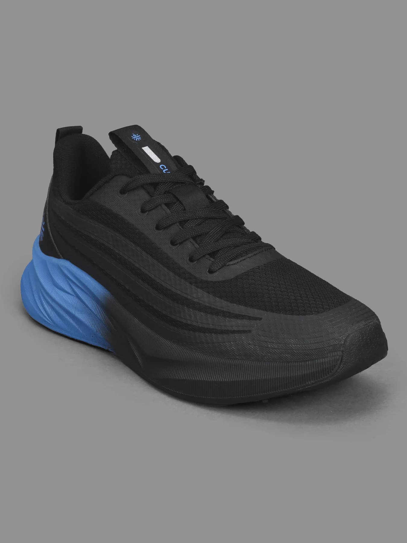 Men's Black Casual Round Toe Low-Top Mesh Strix Running Shoes