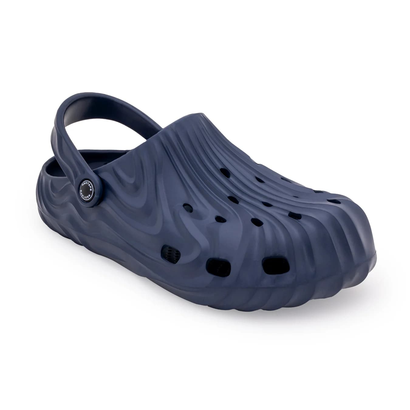 Men's Blue Casual Round Toe Mid-Top EVA Lightweight Clogs