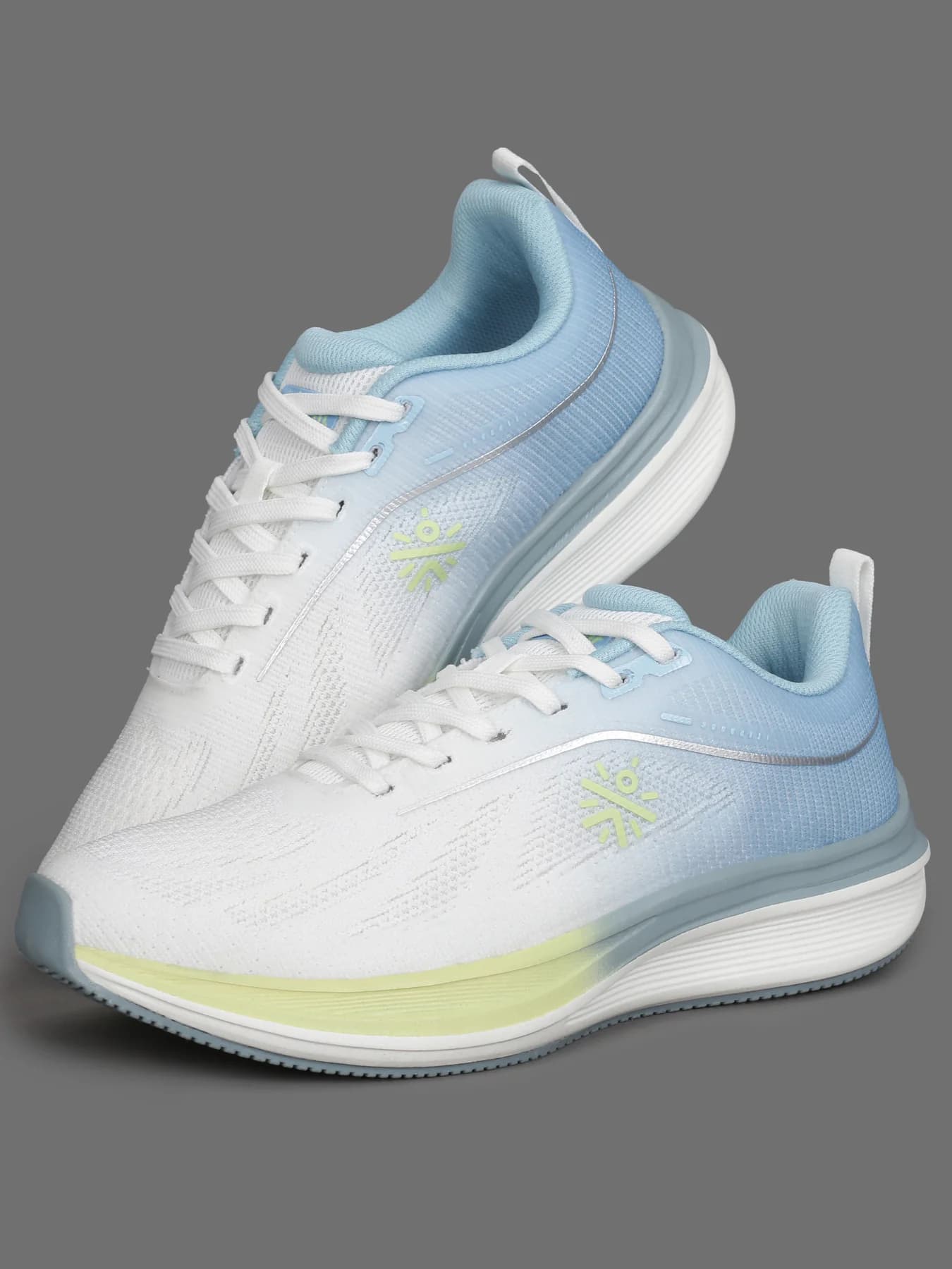 Women's Multicolor Casual Round Toe Low-Top Knitted WoAeris Running Shoes