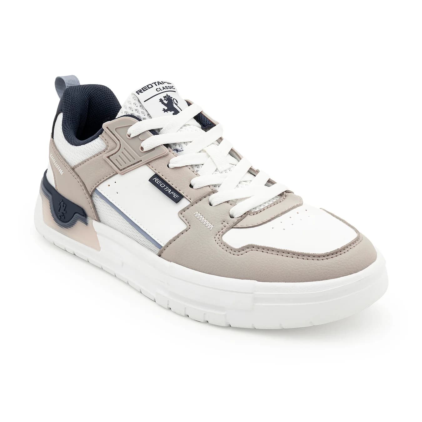 Men's Multicolor Casual Round Toe Mid-Top Polyurethane Lifestyle Sneakers