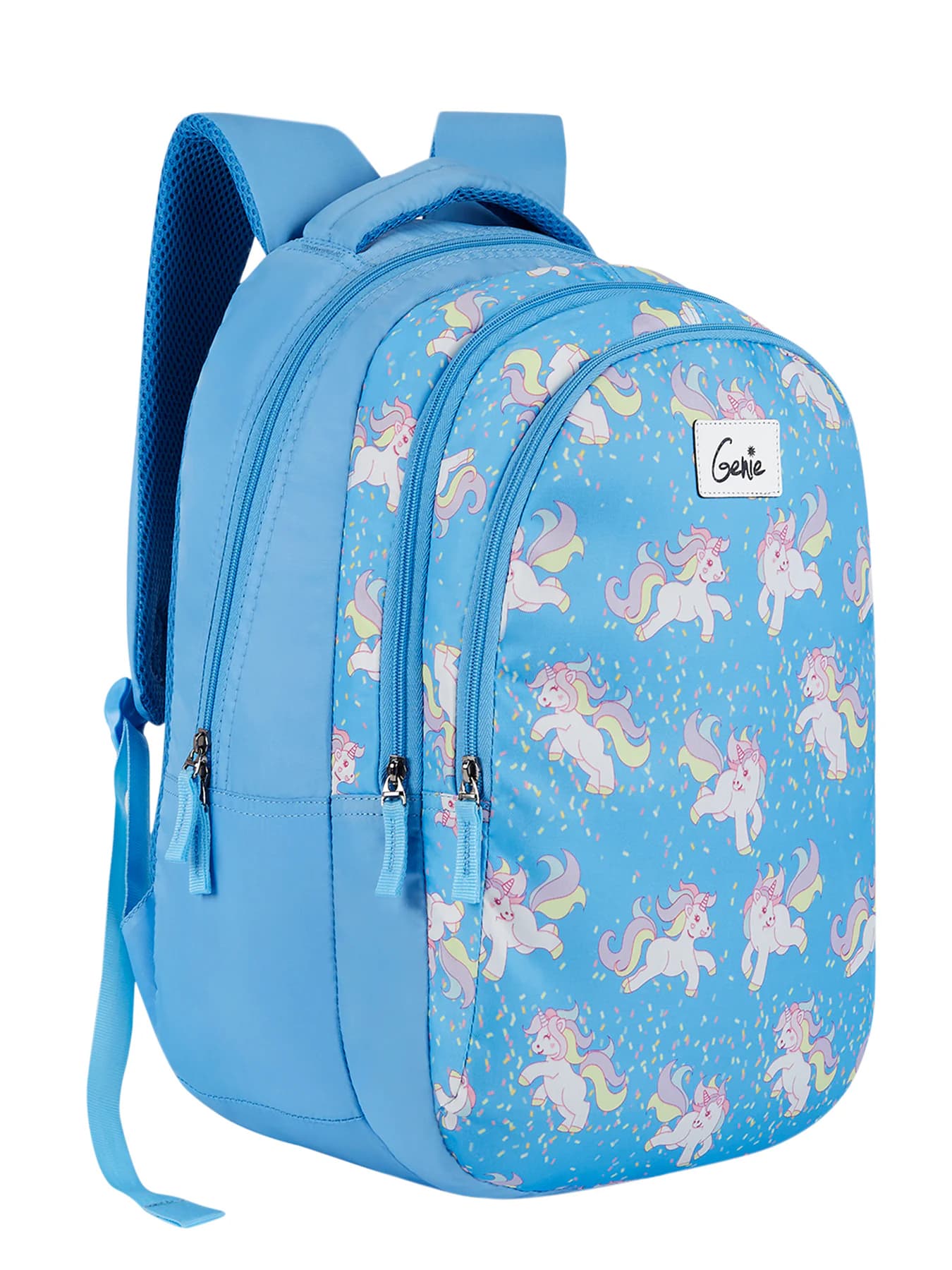 Kids Blue Graphic Unicorn School Backpack 27L