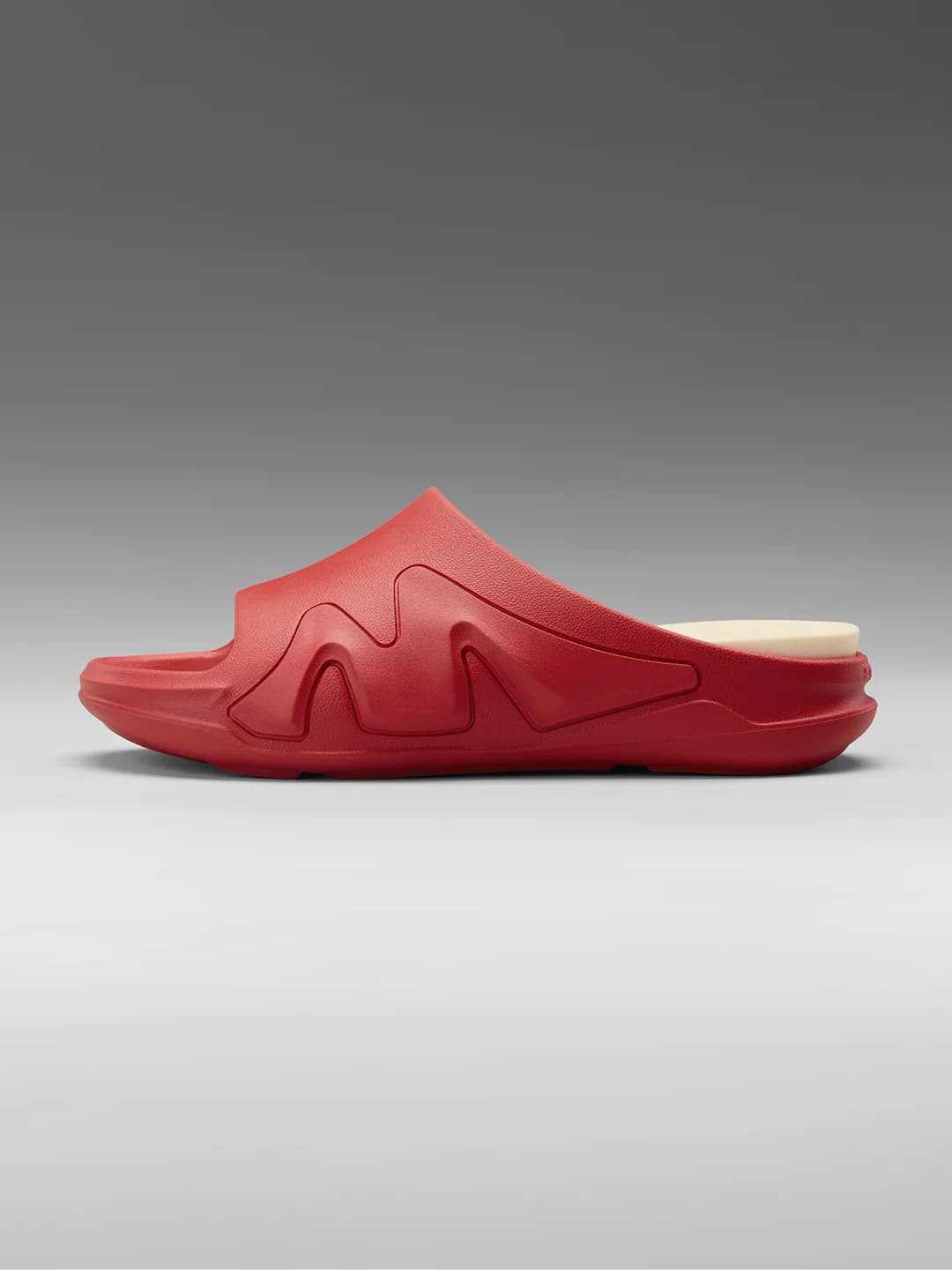 Men's Red Round Toe EVA Blaze Sliders
