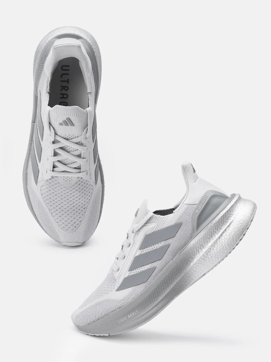 Men's Multicolor Textile Round Toe ULTRABOOST 5X Sneakers