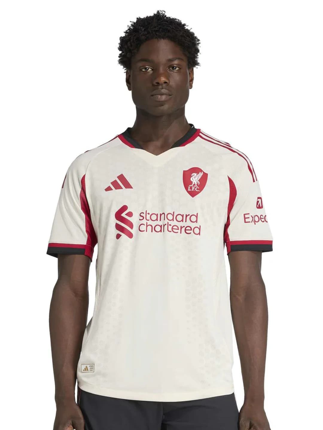 Men's White Liverpool FC 2025-26 Away Jersey