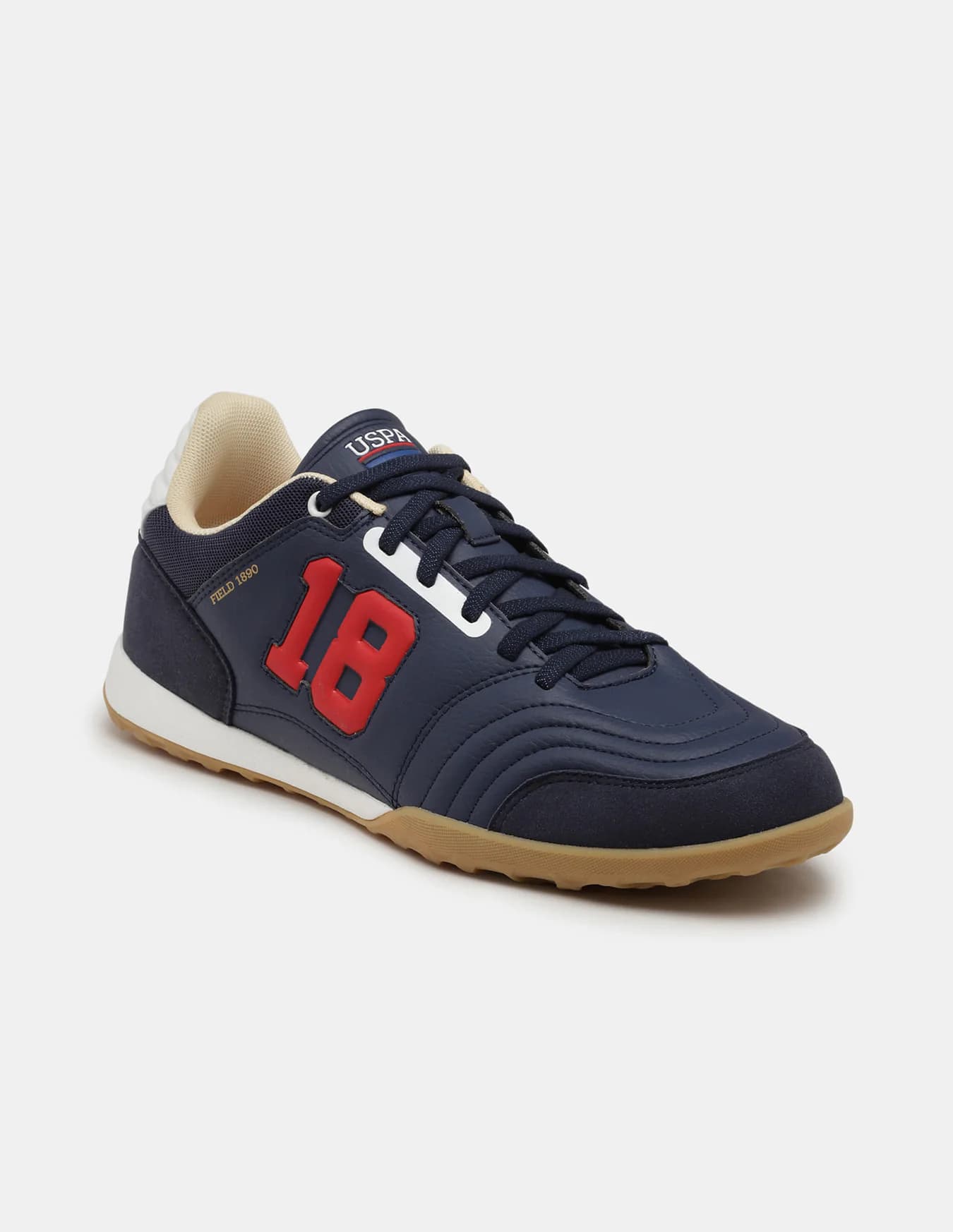 Men's Navy Numeric Embossed Field 1890 Casual Sneakers