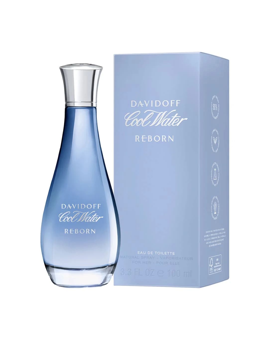 Davidoff Women Cool Water Reborn Eau De Toilette - 100 ml