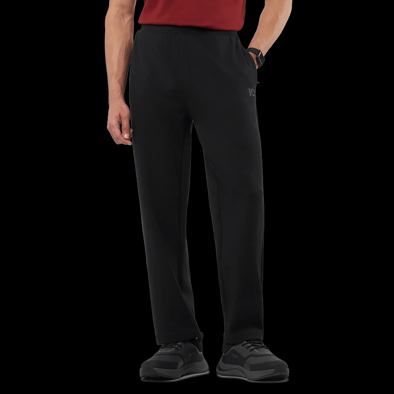Men's Black Ubersoft Straight Fit Jogger