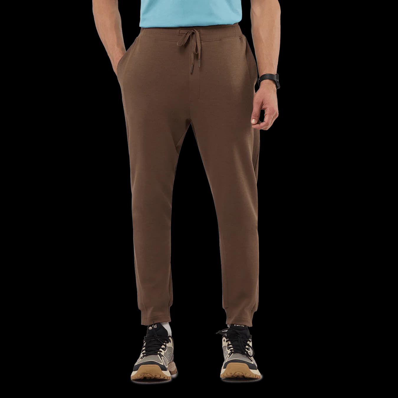 Men's Brown Ubersoft Regular Length Training Jogger
