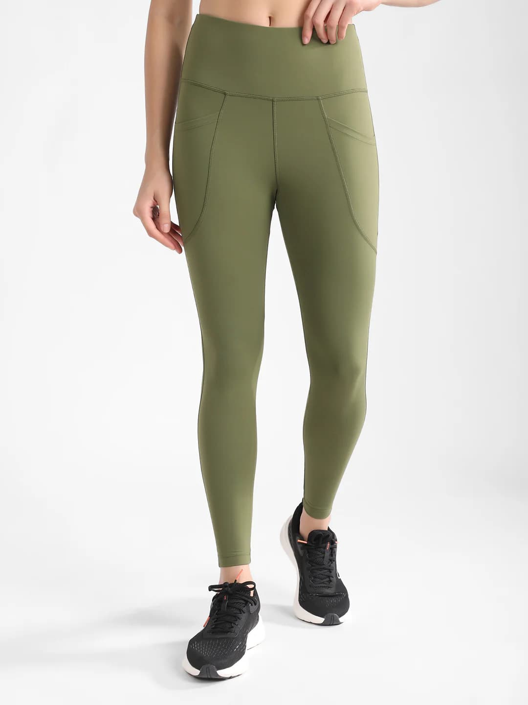 Women's Green Casual Air Sculpt Active Leggings