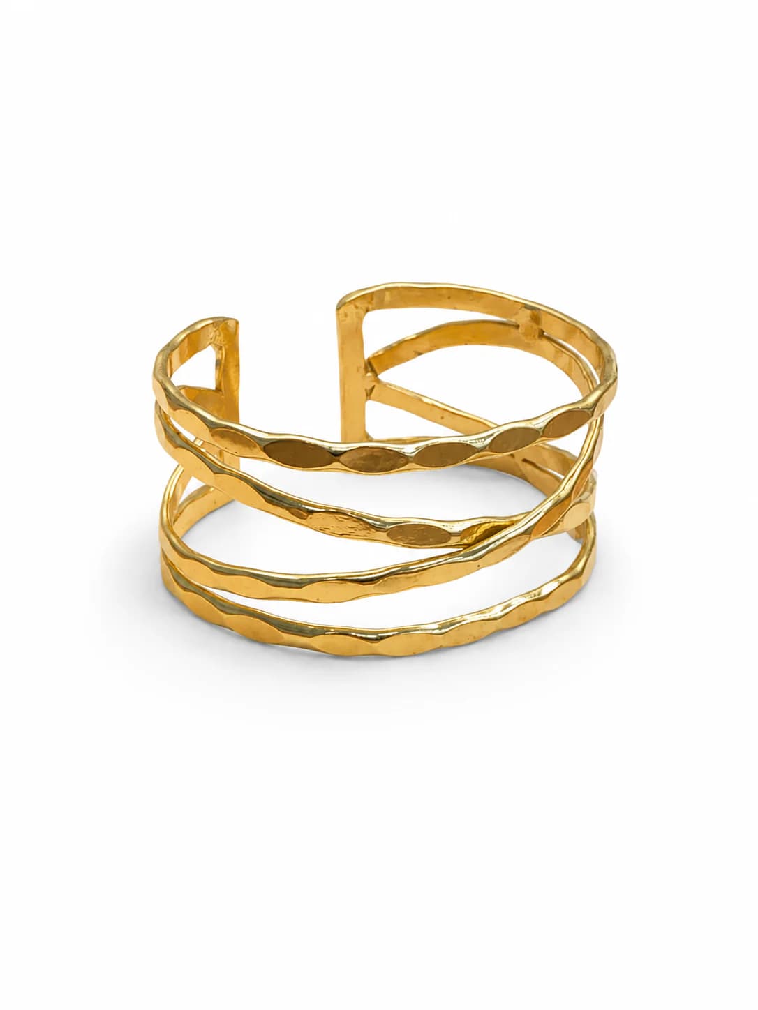 Women's Gold Surf Spiral Bracelet