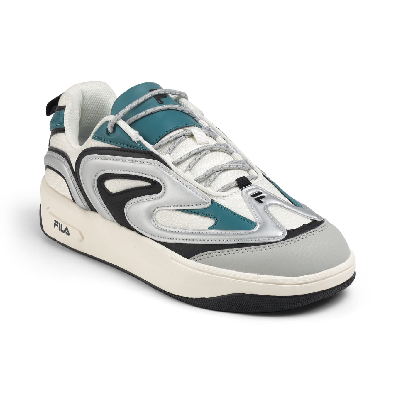 Men's White Round Toe Synthetic DAZER Offcourt Sneaker