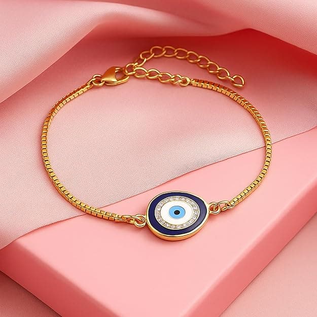 Women's Evil Eye Bracelet Trendy Fashion Jewellery for Daily and Occasion Look