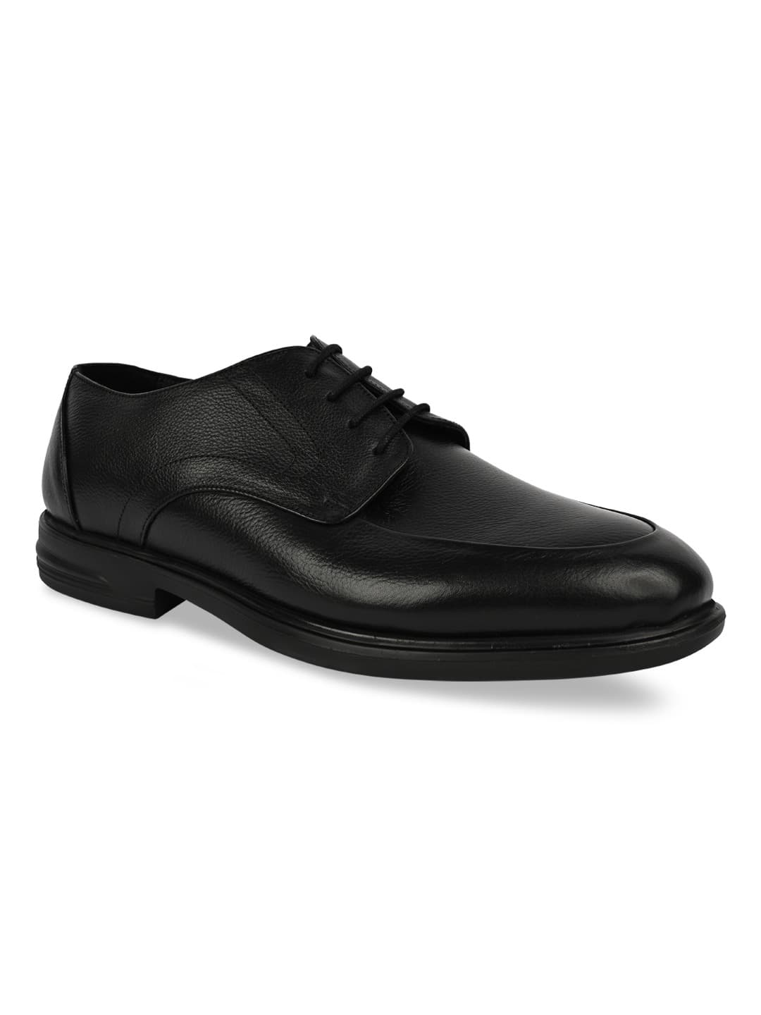 Men's Black Leather Lace Up Shoes