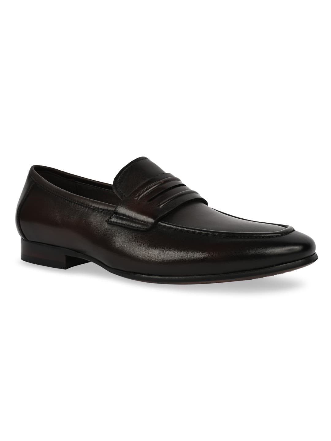 Men's Imperio By Coffee Classic Formal Leather Saddle Slip Ons Shoes