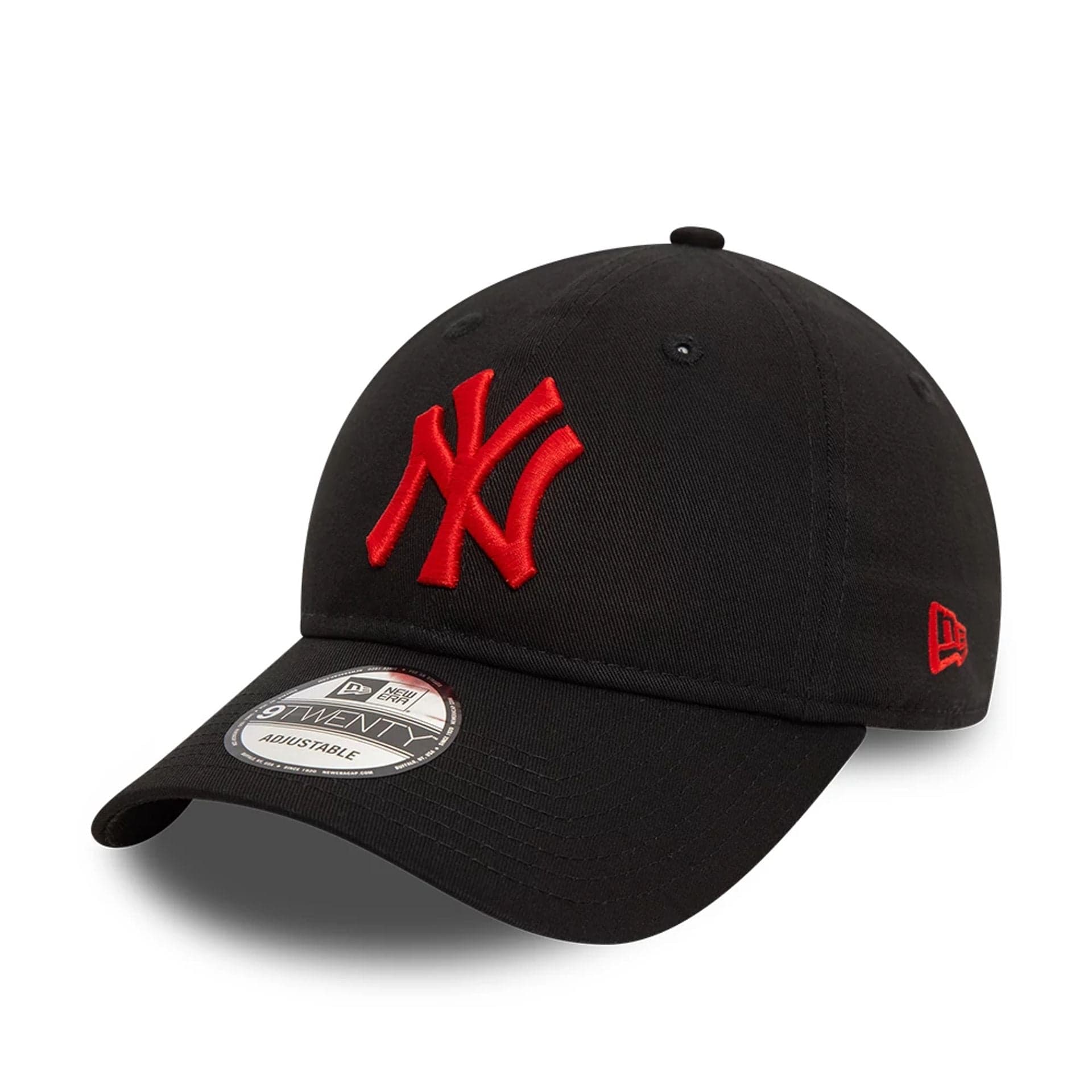Men's New York Yankees League Essential Black 9Twenty Adjustable Cap