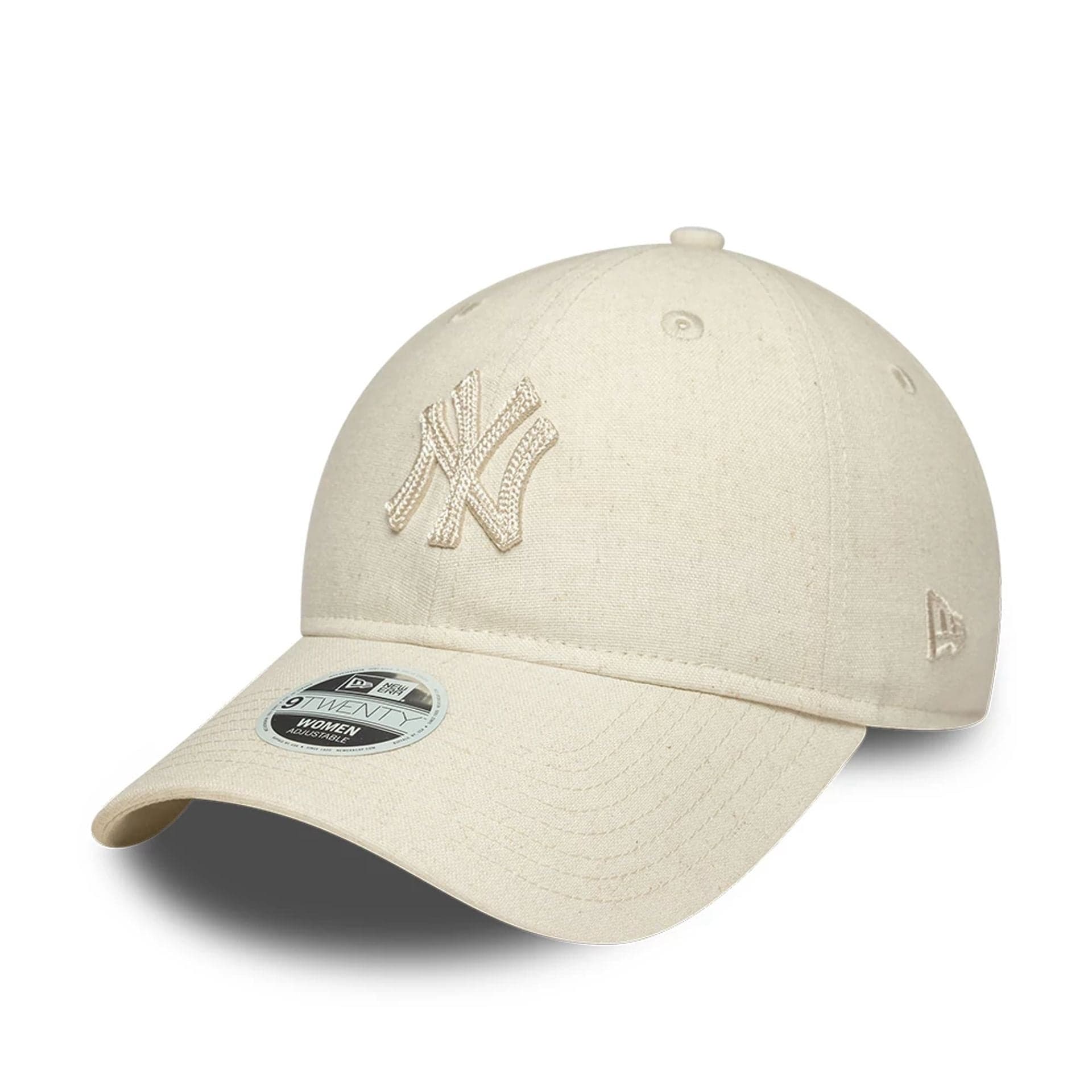 Women's New York Yankees MLB Linen Light Beige 9Twenty Adjustable Cap