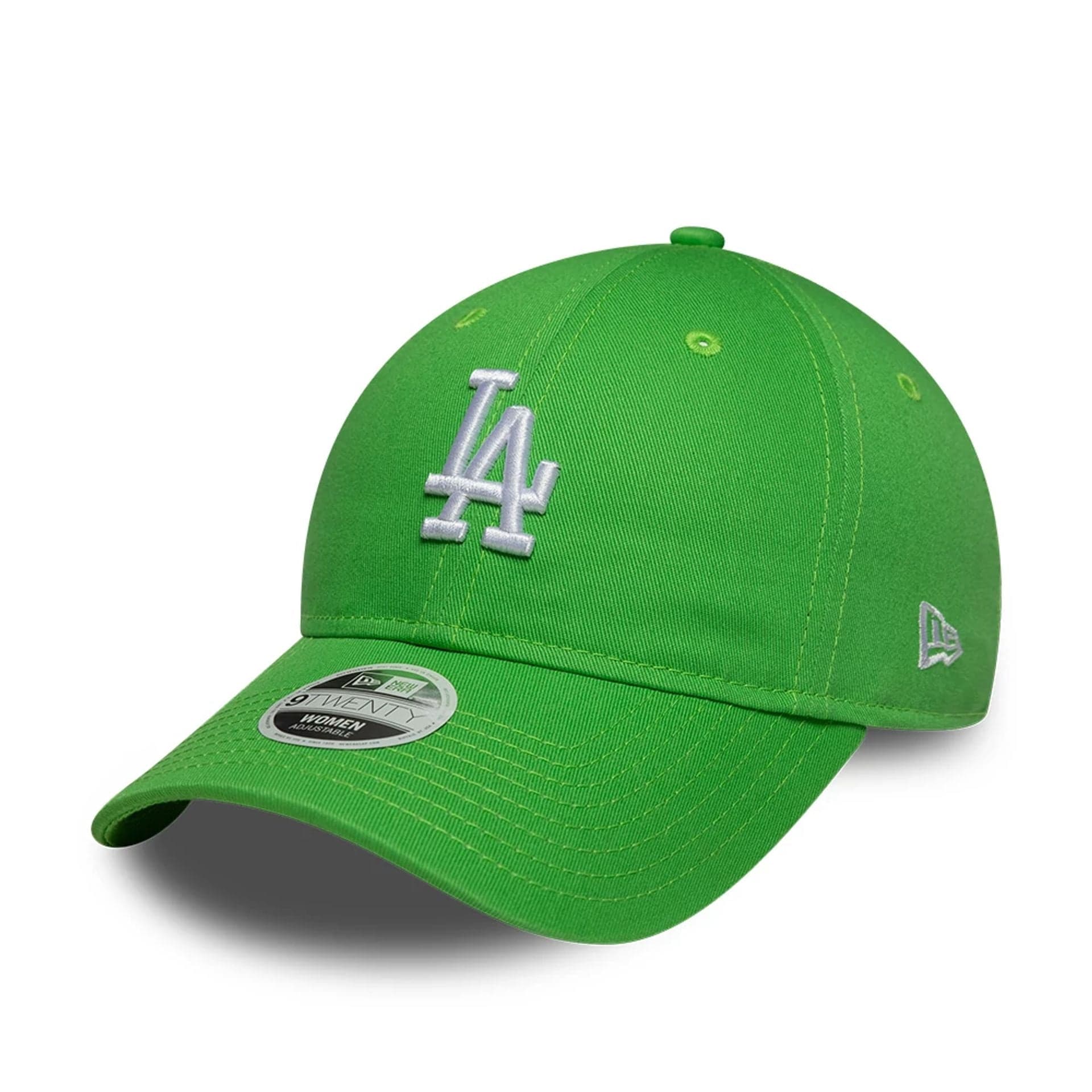 Women's La Dodgers MLB League Essential Open Green 9Twenty Adjustable Cap