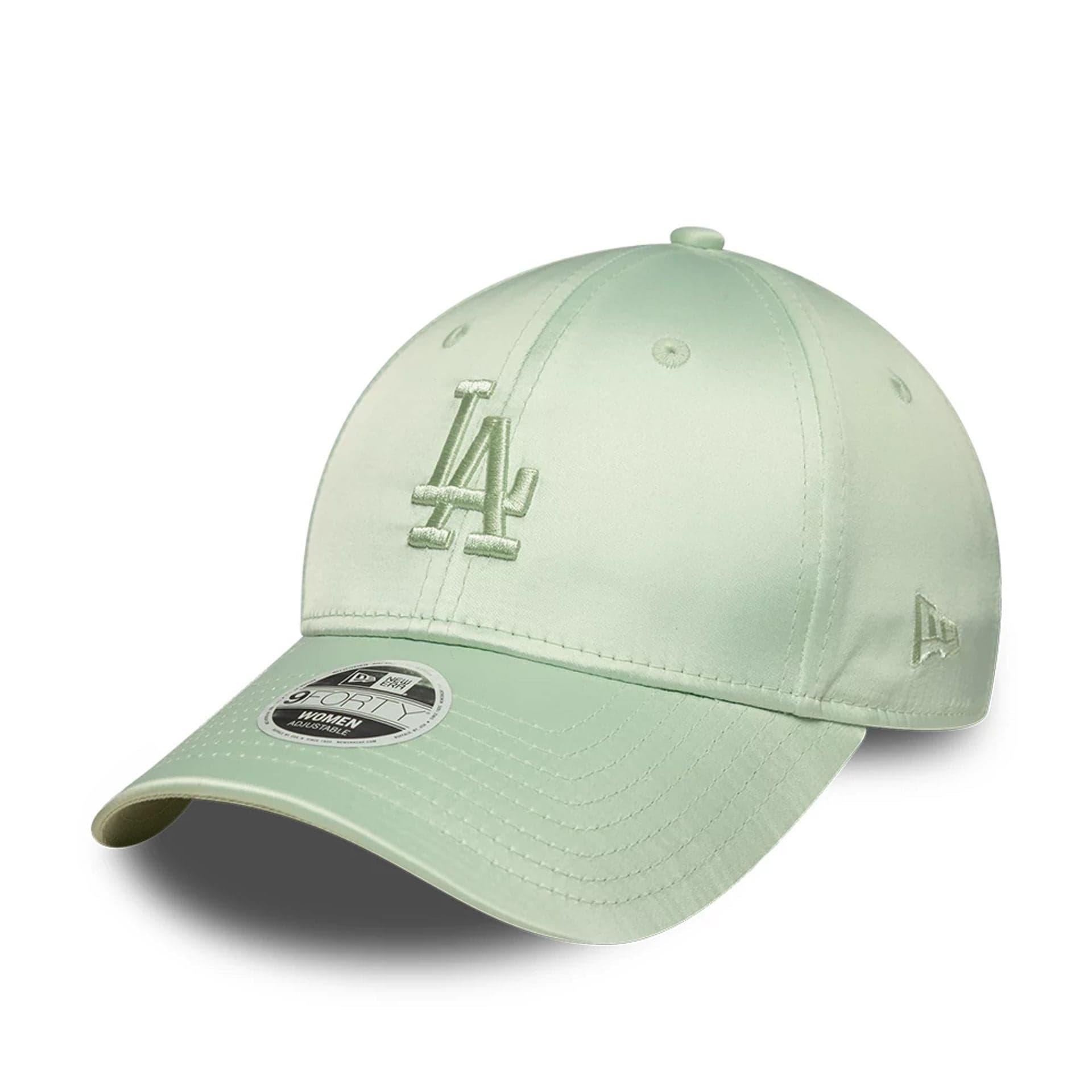 Women's La Dodgers MLB Satin Bow Back Pastel Green Adjustable Cap