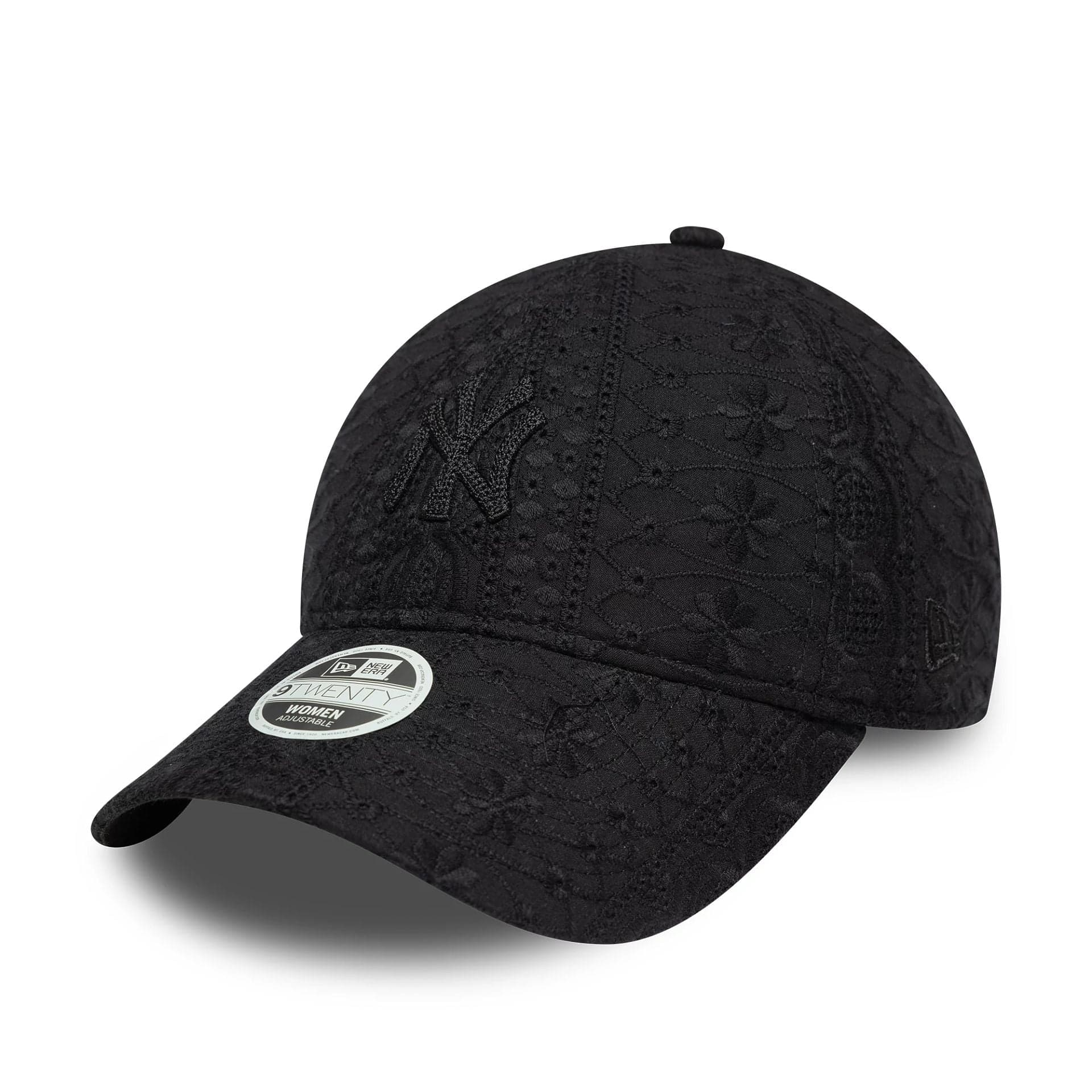 Women's New York Yankees MLB Broderie Black 9Twenty Adjustable Cap