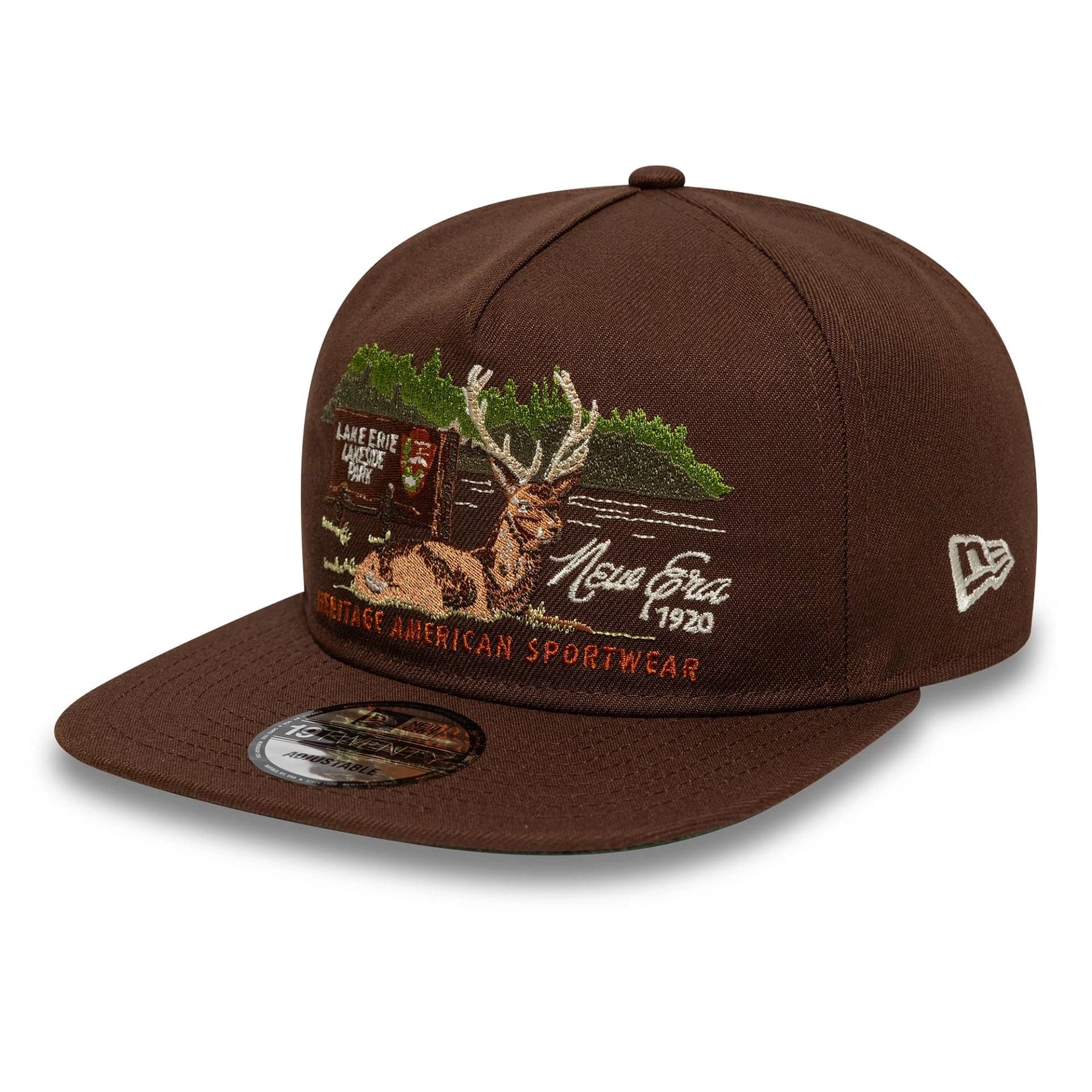 Men's New Era Outdoor Graphic Brown 19Twenty Adjustable Cap
