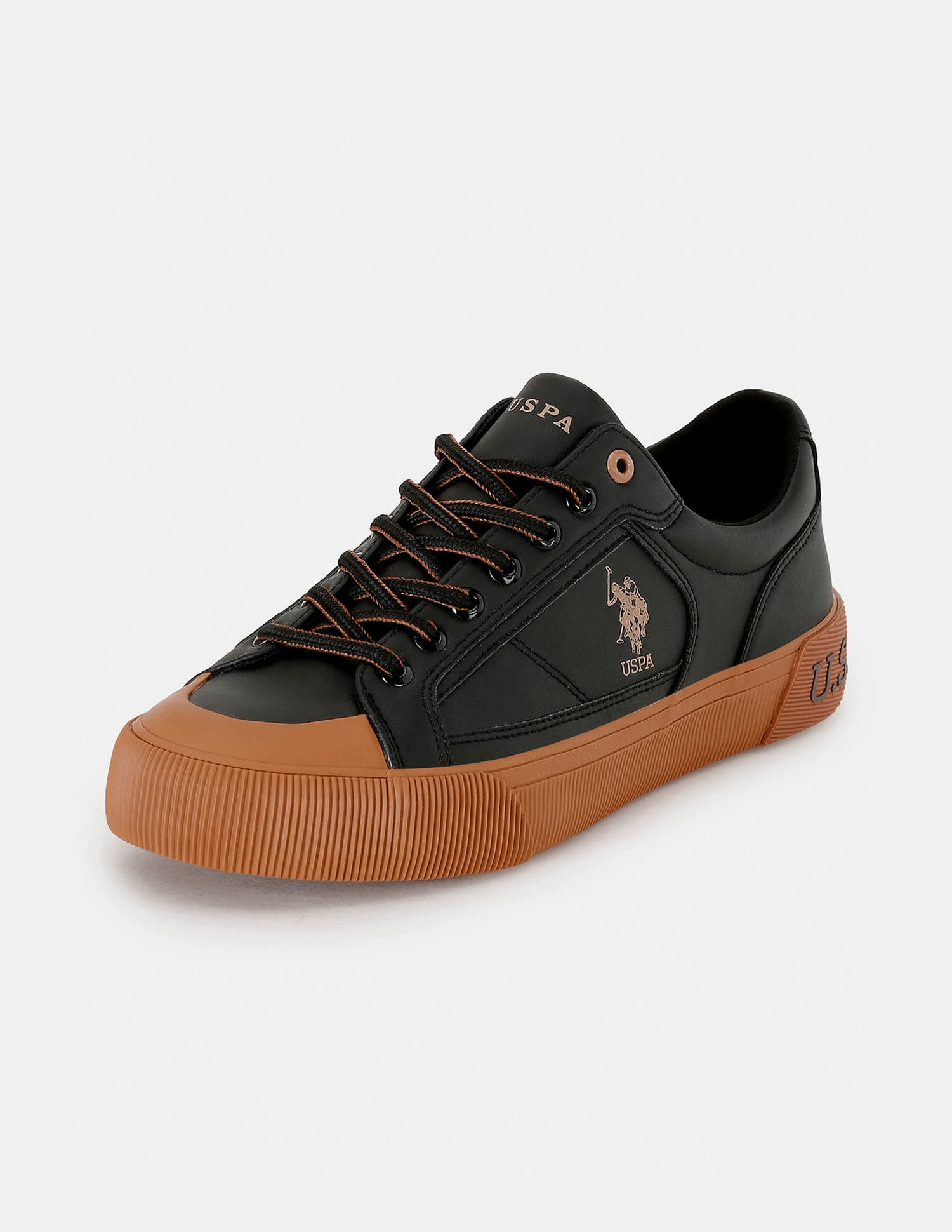 Men's Black Lace-Ups Ruben 3.0 Walking Sneakers