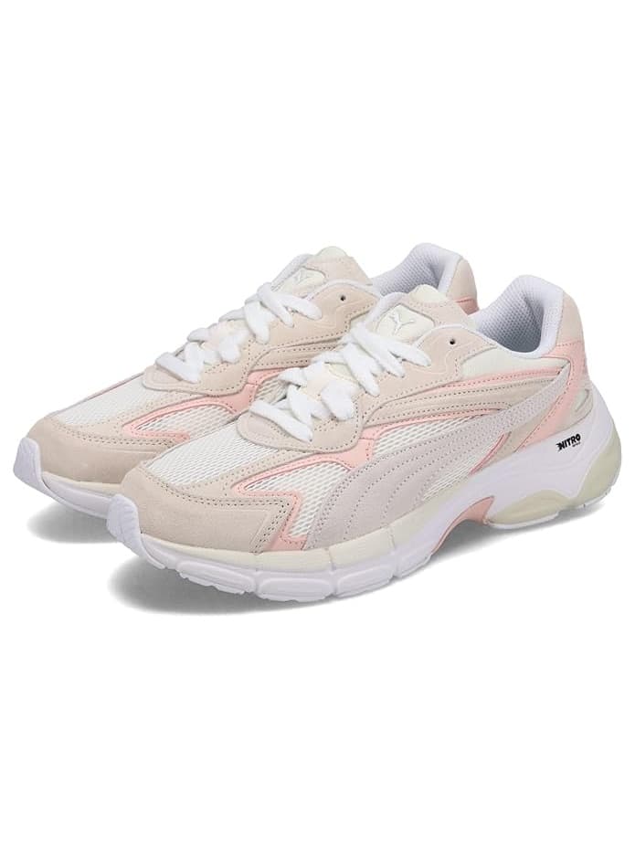 Men's White Round Toe Low-Top Textile Sneakers