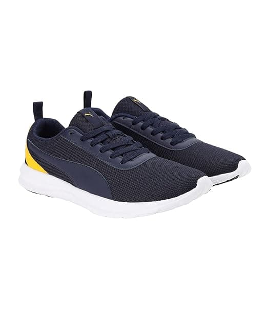 Men's Navy Round Toe Low-Top Textile Training Shoes Sport Shoes