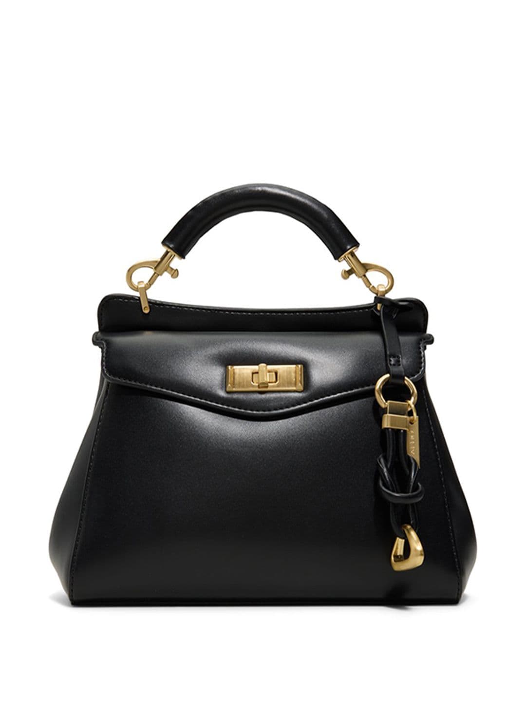 Women's Synthetic Katiebag Black Top Handle Bag