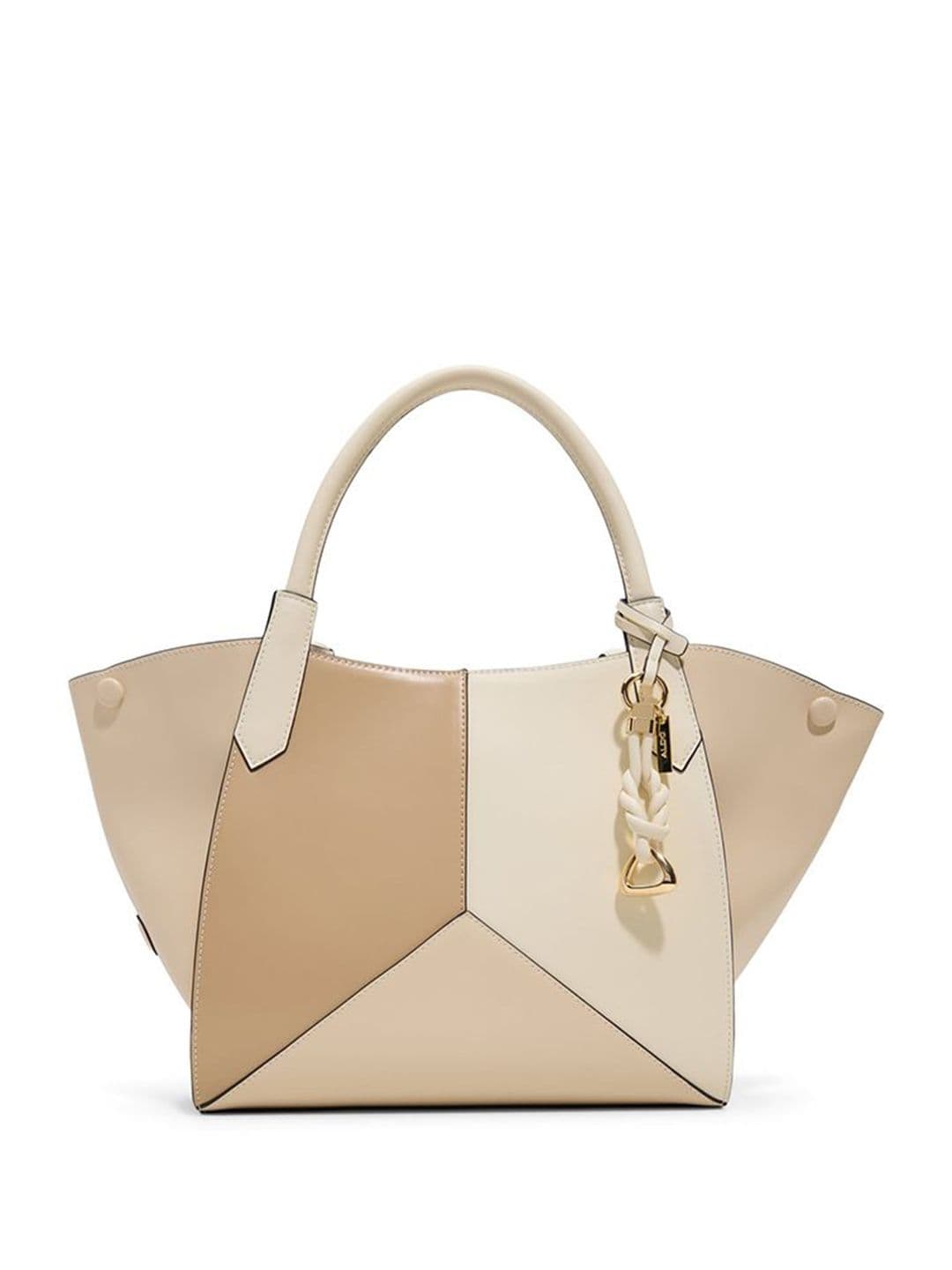 Women's Synthetic Iveyma Beige Satchel