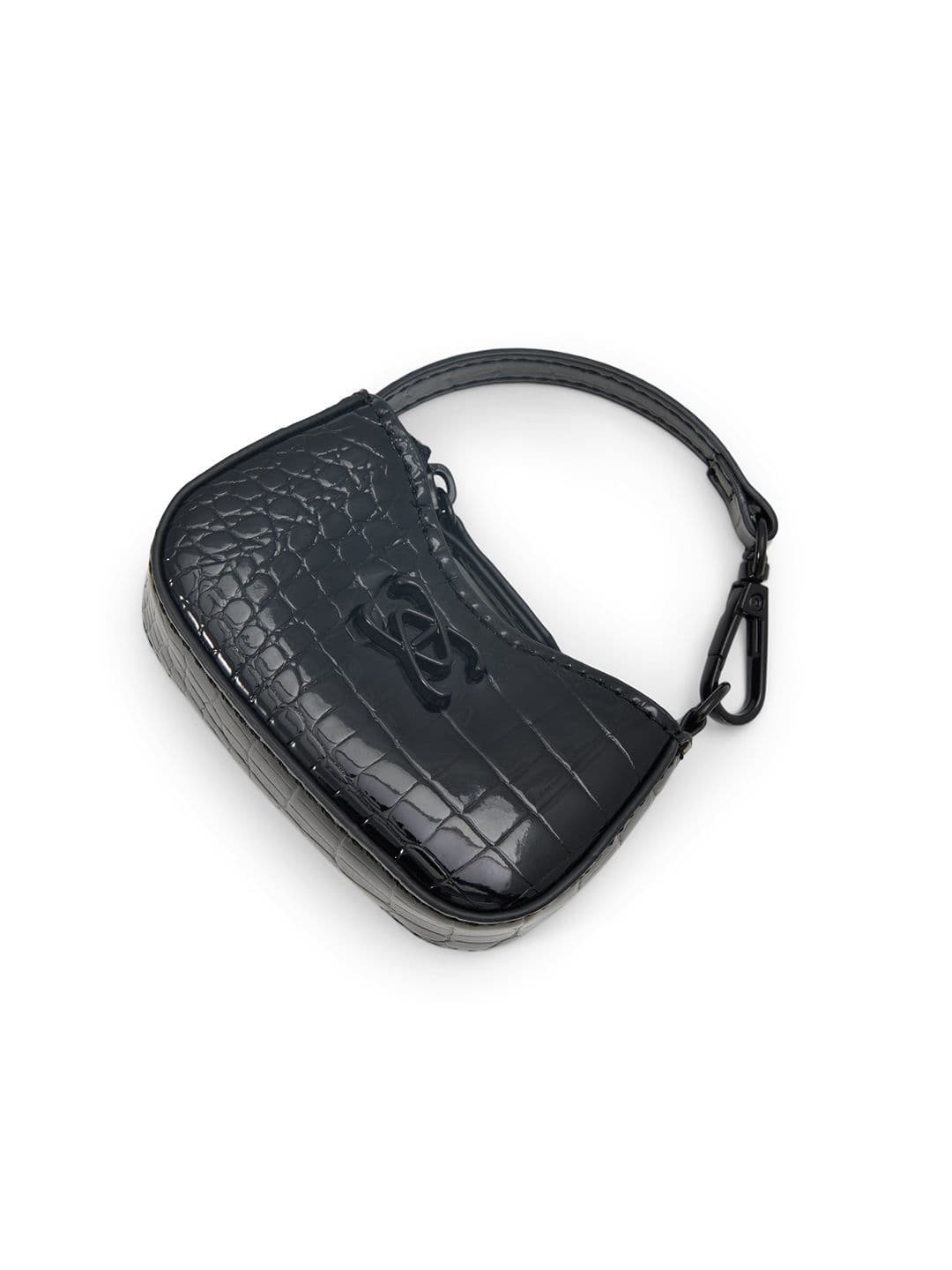 Women's Synthetic Miniccharli Black Bag Charm